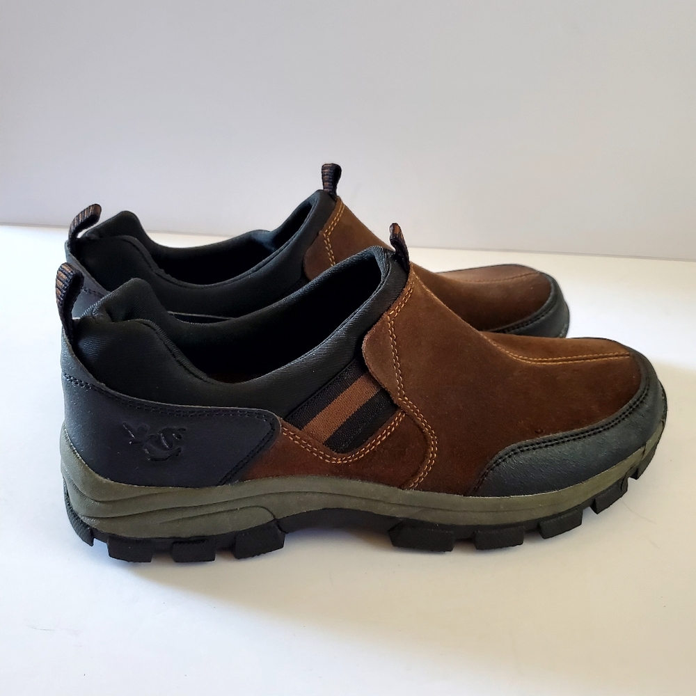 Outdoor Life Brown and Black Loafers with Rugged Sole Size 8.5